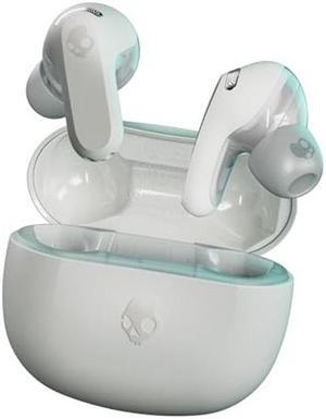 Skullcandy Rail ANC in-Ear Noise cancelling Wireless Earbuds, 27 Hr Battery, Microphone, Works with iPhone Android and Bluetooth Devices - Bone