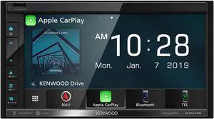 KENWOOD DNR476S 6.8" Car Stereo, Garmin Navigation Built in, Inrix Traffic Service, CarPlay and Android Auto, Bluetooth, (Does Not Play DVD's)