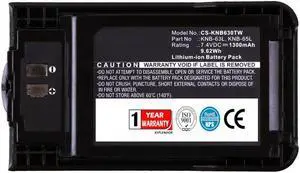 XSPLENDOR XPS Replacement Battery Compatible with Kenwood TH-K20, TH-K20A, TH-K20E PN KNB-63L, KNB-65L