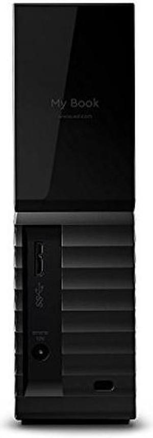 Western Digital 8TB My Book Desktop External Hard Drive, USB 3.0, External HDD with Password Protection and Backup Software - WDBBGB0080HBK-NESN