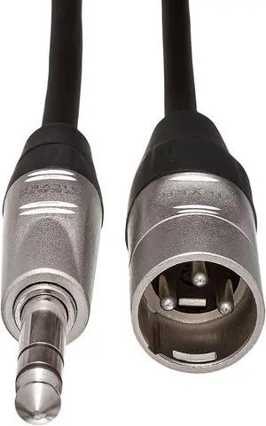 Hosa HSX-020 REAN 1/4" TRS to XLR3M Pro Balanced Interconnect Cable, 20 Feet