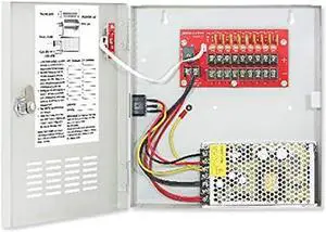 Seco-Larm PC-U0405-PULQ Enforcer 12VDC Switching CCTV Power Supply 9 Outputs 10A