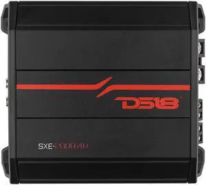 DS18 SXE-2000.4D/BK 4-Channel Car Amplifier Class D Full Range 4X 150 Watts RMS @ 4-ohm - Powerful and Compact Amp for Speakers in Car Audio System - Bridgeable Amp 4 Channels 2000 Watts Max Power