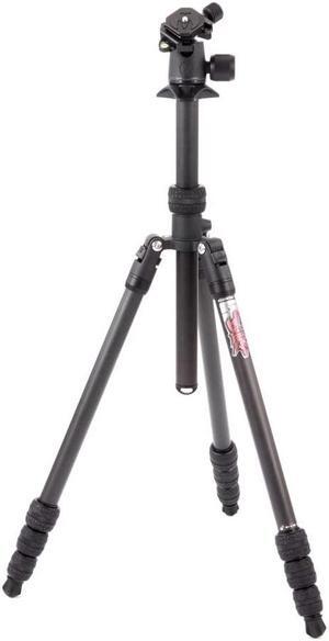 3 Legged Thing Punks Billy 2.0 Carbon Fibre Travel-Friendly Tripod - Compact & Adjustable Camera Tripod with Three Detachable Legs - Darkness (Matte Black) (BILLYDARK2.0)