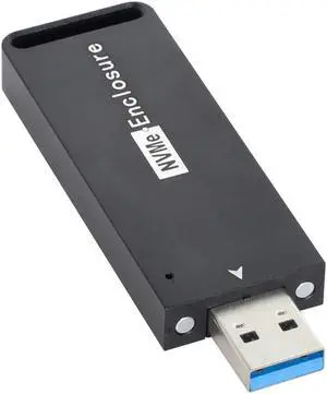 Xiwai USB 3.1 Gen2 10Gbps to NVME PCI-E M-Key Solid State Drive External Enclosure 2230/2242mm