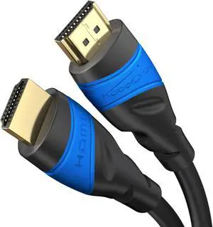 HDMI Cable 4K - 50ft - with A.I.S Shielding - Designed in Germany (supports all HDMI devices like PS5, Xbox, Switch - 4K@60Hz, High Speed HDMI cord with Ethernet, black) - by CableDirect