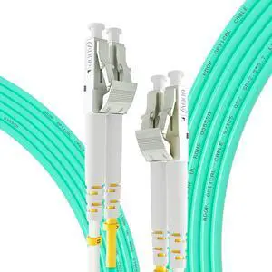 ADOP for LC UPC to LC UPC Duplex 100 Mete OM3 Multimode PVC (OFNR) 2.0mm Fiber Optic Patch Cable 100M(328ft)
