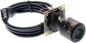 ELP 960P Low Illumination USB Camera Module with 2.8-12mm Varifocal Lens Mini 1.3megapixel Manual Zoom USB Camera for Computer UVC USB2.0 Embedded Video Webcam Board for Close-up Image