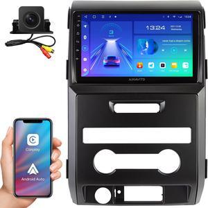 9 Inch 5G WiFi 8 Core 48EQ Airplay Car Stereo Radio Replacement for Ford F150 2009-2012 Carplay Android Auto Android 12 Support Mirroring Backup 1080P SWC