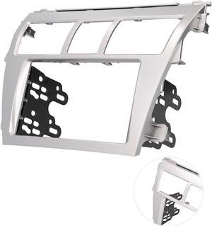 Installation Accessories Harnesses 2-Din Audio Fascia Car Stereo Navigation Refitted Dash Panel Kit Frame for Vios Belta Yaris Sedan Audio Fascia 2007