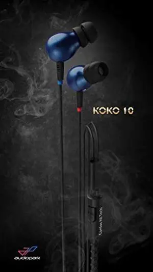 Audiopark KOKO Sapphire Blue Wearable Braided Wristband in-Ear Headphone