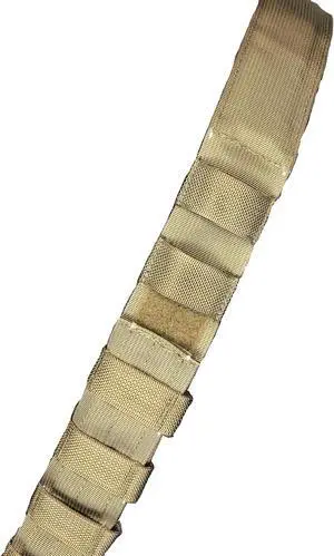 Atlas 46 Atkins Adjustable Over-The-Sholder Tactical, Police, First Responder, Firefighter Portable Walkie Talkie Two Way Radio Strap Holder - Coyote Brown