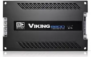 Banda Audioparts Viking 8001 - Mono (1 x 8000 Watt RMS @ 1O) Class D Car Amplifier