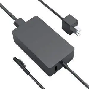 Surface Book 2 Charger, AYNEFF 102W 15V 6.33A Surface Laptop Power Supply Compatible with Microsoft Surface Book 2/3 Surface Laptop 2/3/4/5 Surface Pro 9/8/7/6/5 DC Cable 5.9ft with USB 5V 1.5A