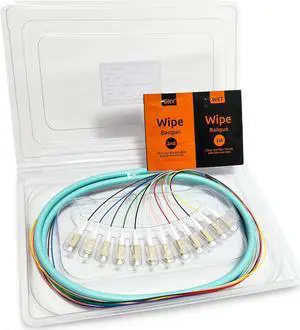 Bangun 1.5m (5ft) LC UPC 12 Fibers Multimode Bunch OM3 50/125 LC-UPC Fiber Pigtail