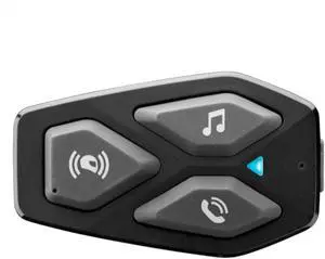 INTERPHONE UCOM3 - Motorcycle Bluetooth Communication System - 2 Riders up to 500Mt Range - Battery 10Hr - Helmets Headset Compatible TFT and GPS - DSP and Noise Control - Waterproof IP67 - Single