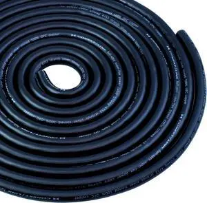 Conext Link 5 FT 1/0 AWG 0 GA Full Gauge Battery Power Cable Ground Wire Frost Black OFC Copper (10030)