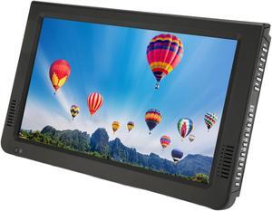 10 inch Portable TV with Antenna, 1080P ATSC TFT LED TV Built in Digital Tuner, VGA, USB, Input & Remote Control, Rechargeable Battery Operated Mini TV for Kids Car Travel
