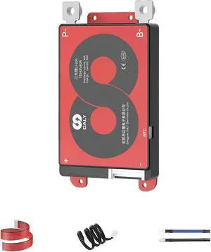 DALY 3S-24S BMS 15A to 200A Protection Board with Balance Wire and Temperature Sensor for Lithium Battery Pack(Li-ion 13S 48V,40A)