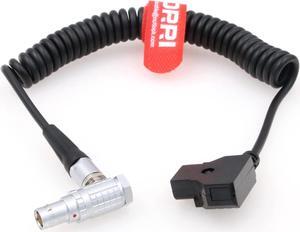 DRRI ZHIYUN Crane 3S Image Transmission Stabilizer Power Cable Dtap to 4Pin Female DC (Elbow 4pin Cable)