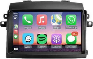 for Toyota Sienna Radio Upgrade 2004 2005 2006 2007 2008 2009 2010 Car Stereo, Built-in DSP EQ Wireless Carplay Android Auto GPS Navigation 9" IPS Touchscreen Free Backup Camera (4GB RAM+64GB ROM)