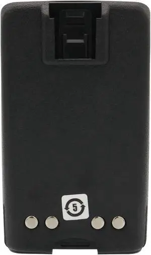 GoodQbuy 1800mAh 7.2V Ni-MH Replacement Two-Way Radio Battery is Compatible with Motorola Mag One BPR40 A8 PMNN4071 PMNN4071A PMNN4071AR + Belt Clip