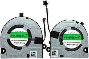 HUANMEFANG Replacement New Laptop CPU +GPU Cooling Fan for Dell Inspiron 13 PRO Vostro 5310 Latitude 3320 Series Fan P/N EG50040S1-CP00-S9A EG50040S1-CP10-S9A