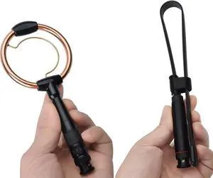 HYS BNC Base HT Antennas, 144/430 MHz Dual-Band High Gain Antenna for VHF/UHF ICOM IC-V8 V86 IC-T7H Yaesu FT-530 Uniden BNC Radio&Scanner