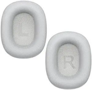 JEUOCOU Compatible for AirPods Max Earpads, Replacement Ear Pads Cushions Cover Repair Parts for AirPods Max Wireless Headphones with Magnet (Silver)