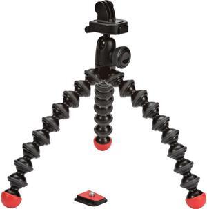 JOBY GorillaPod Action Video Tripod (Black and Red)- A Strong, Flexible, Lightweight Tripod for GoPro HERO6 Black, GoPro HERO5 Black, GoPro HERO5 Session, Contour and Sony Action Cam