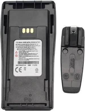 Karier NNTN4851A 7.2V 1800mAh NI-MH Battery for Motorola CP040 CP140 CP160 CP180 CP200 CP340 CP360 CP380 EP450 PR400 GP3188 GP3688 NNTN4496