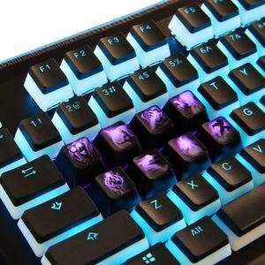 League of Legends Custom Keycaps (Summoner Spell) - Laser Engraved with All kinds of Summoner Spells, Ward, Missing Ping, Return. Fit with Any Mechanical Keyboard. League of Legends Gift for Gamers