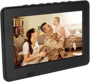 Luqeeg Portable Digital TV | 7 inch 1080P FHD LED TV Television | Rechargeable Battery Operated Mini TV LCD Monitor for Car, Kids, Travel