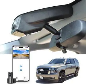 Mangoal Front 4K & Rear 1080P Dash Cam Custom fit for Chevy Suburban/Tahoe 2015 2016 2017 2018 2019 2020(Model C), Model C & Model D have Same Models Years but Vehicle Sensor Cover are Different