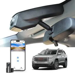 Mangoal Front 4K & Rear 1080p Dash Cam fit for GMC Acadia 2017-2023 (Model B), Model A & Model B Have Same Models Years but Vehicle Sensor Cover are Different, Free App & WiFi, 128GB Card