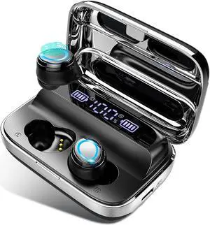Motast Wireless Earbuds, Bluetooth 5.3 Earbuds 140H Playtime Headphones HD Stereo Noise Cancelling Earphones in Ear with Mic, USB-C Charging Case, IP7 Waterproof Headset for Sports
