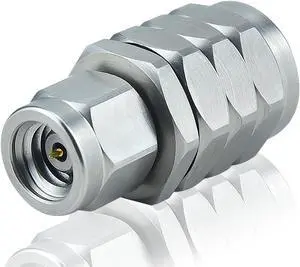 1.0 mm 1.85 mm Wave Connector Precision 1.0 mm Male to 1.85 mm Male Adapter Stainless Steel Body Microwave Adapter, 50 Ohm,DC to 67 GHz, VSWR 1:1.2