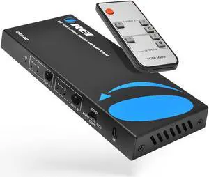 OREI 4K HDMI Matrix Switch 2 X 2 Switcher 18G UltraHD Supports Upto 4K @ 60Hz & 1080P IR EDID HDCP 2.- Remote Control (UHDS-202)