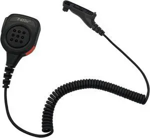Pdflie IP65 Waterproof Shoulder Mic for Motorola APX 900 1000 4000 6000 7000 8000 XPR 6350 6550 7350 7350e 7550 7550e 7580e, Walkie Talkie Accessories Remote Handheld Radio Speaker Lapel Microphone