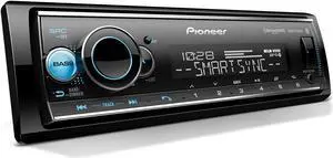 Pioneer MVH-S522BS Bluetooth Car Stereo with USB/AUX Inputs, Pioneer Smart Sync, and Hands-Free Calling for Enhanced In-Car Audio Experience