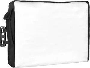 Outdoor TV Cover Waterproof and Weatherproof, Solid White Outside TV Cover for 70 to 75 inch LCD LED, Shield TV Display Screen Protector