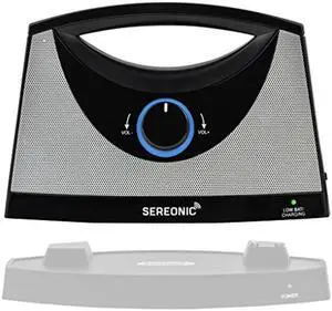 SEREONIC Extra Speaker Receiver Only Wireless TV Speaker System - TRANSMITTING BASE and AUDIO CABLES NOT INCLUDED - Pairs with BT-200 for Use of Multiple Speakers Around The House