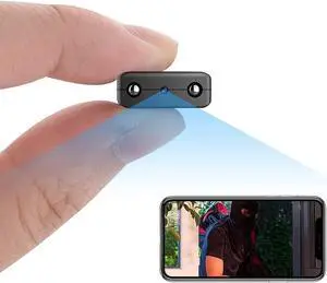 Hidden Spy Camera WiFi Mini Wireless Small Cameras Home Security Nanny Cam Security Camera Indoor Outdoor 1080P HD Camera,Smart Camera Surveillance Camera No Need WIFI Camera Body Dog Room Camera