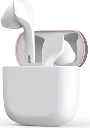 ICESOMNUS Sabbat JetPods Wireless Bluetooth 5.2 Headset 2023 Sound Quality Sports in-Ear Suitable for iOS and Android(Ivory White)