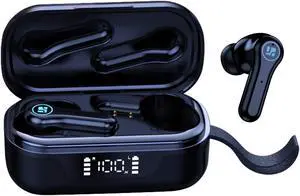 True Wireless Earbuds,Bluetooth 5.1 in-Ear Headphones Touch Control with Wireless Charging Case IPX8 Waterproof Easy to Pair Stereo Headphones Built-in Mic, for Android/iPhone/Samsung
