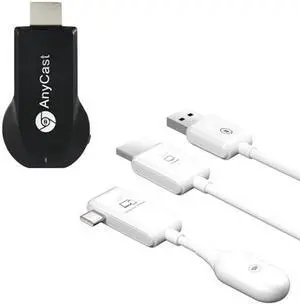 SmartSee Anycast Wireless Display Adapter and Wireless USB C Transmitter and Receiver Kit