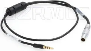 SZRMCC for Tilta Nucleus-M Run Stop Cable 0B 7 Pin Male to 3.5mm for Canon C200 C300 MKII Camera