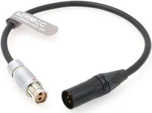 SZRMCC XLR 3 Pin Male to Fischer 2 Pin Female Power Cable for ARRI Alexa XT SXT Cameras