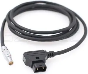 SZRMCC 2 Pin Female Rotatable to D-tap Power Cable for RED Komodo 6K Cinema Camera (50cm)