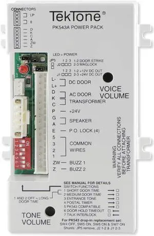 TekTone PK543A Apartment Intercom Amplifier